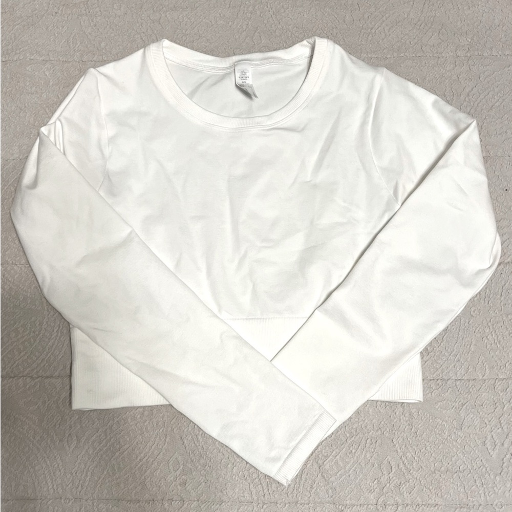 NWOT Aerie Long Sleeve Cropped Shirt